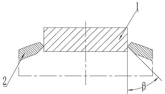 A welding method for the shell and the flange of a thick plate container with a thickness of more than 30 mm