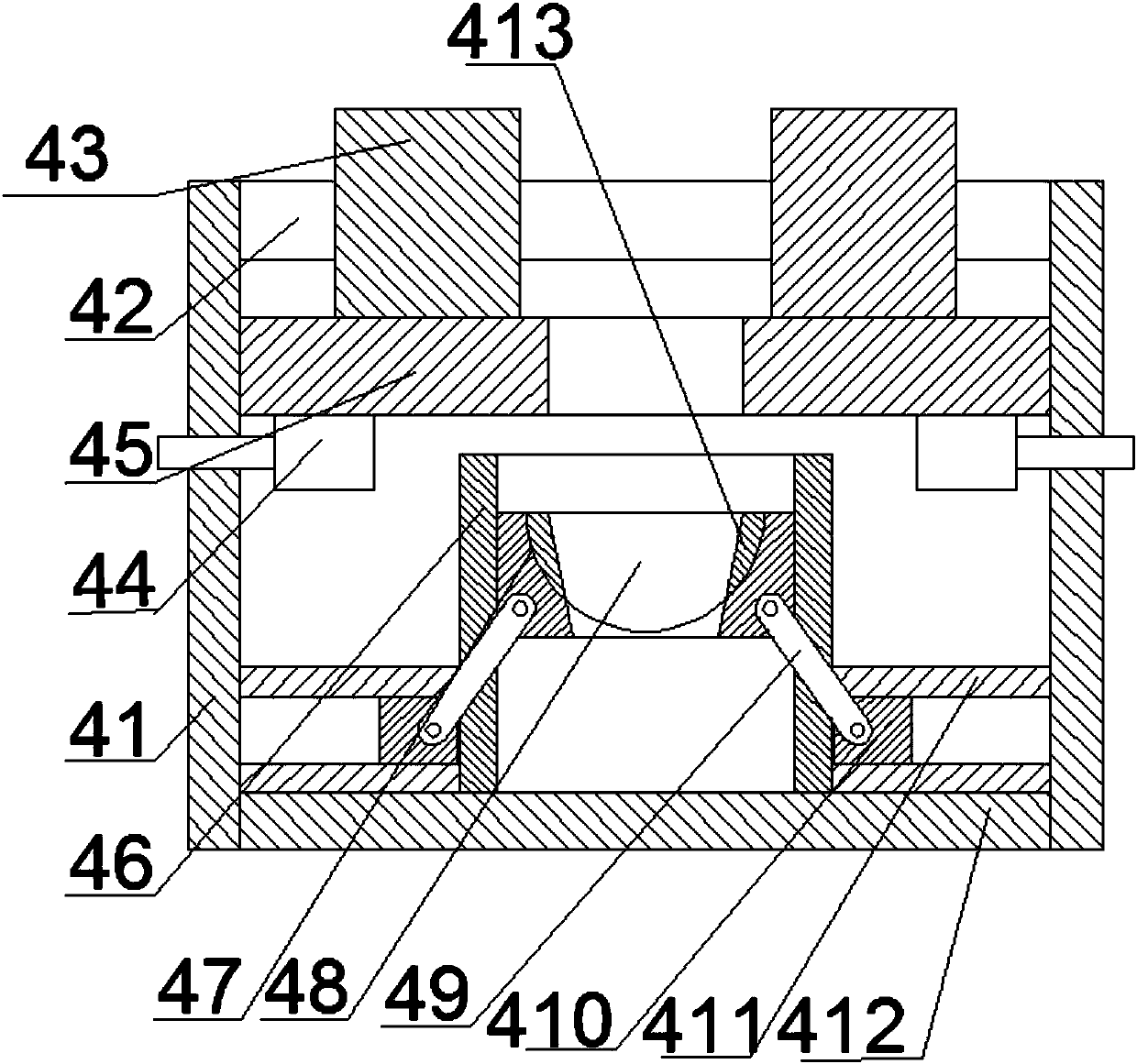 Special cup holder adopting hydraulic drive based precise clamping for motor vehicle