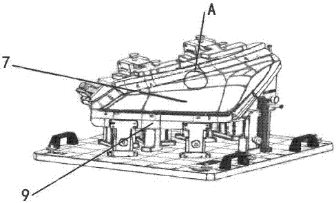 Vehicle headlamp assembly simulation loading detection device