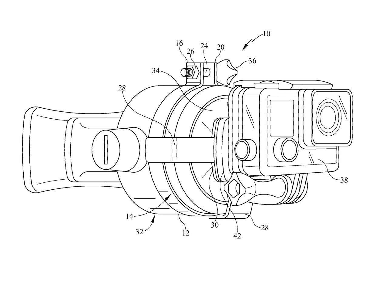 Scuba regulator mount system