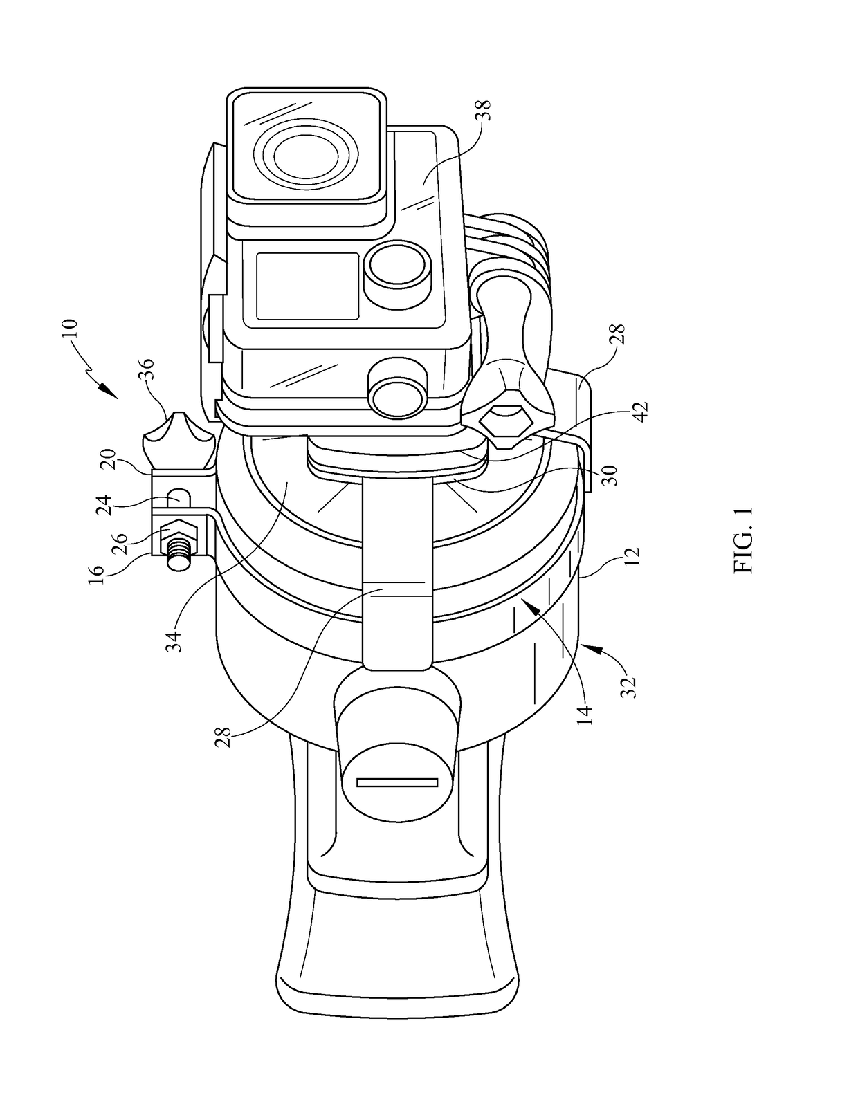 Scuba regulator mount system