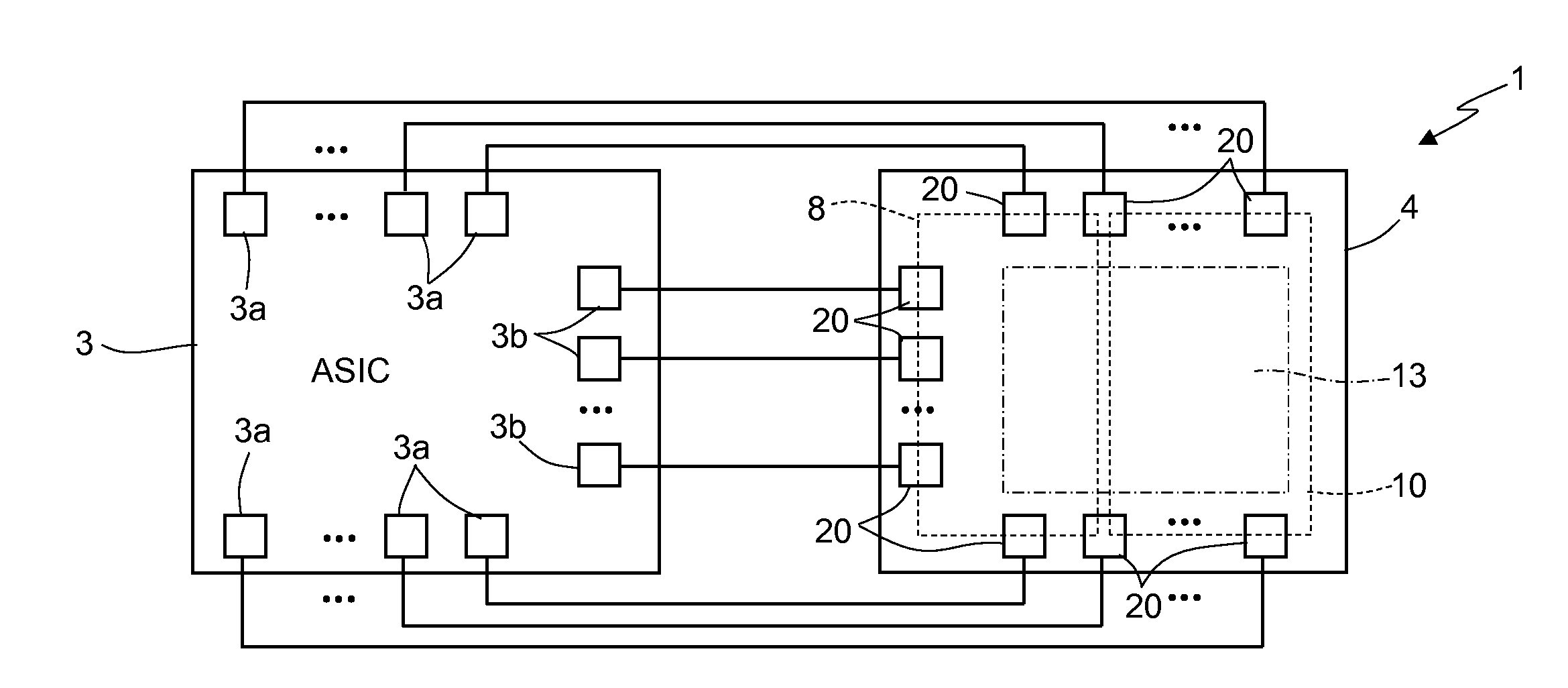 Microelectromechanical device with signal routing through a protective cap