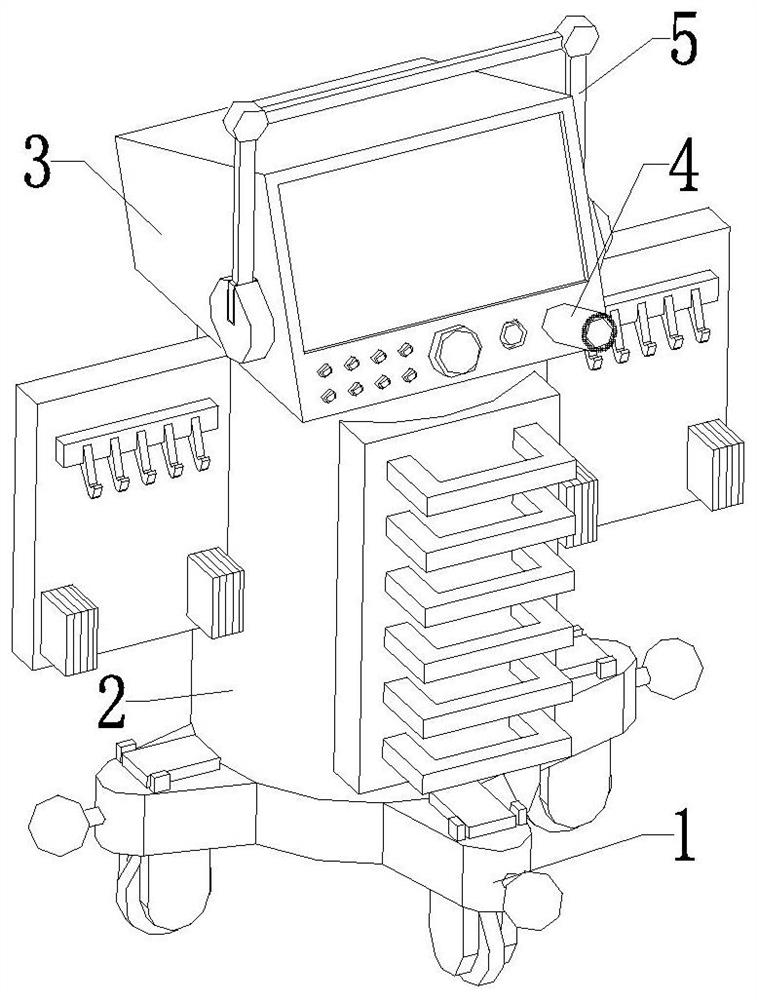 Movable first-aid breathing machine