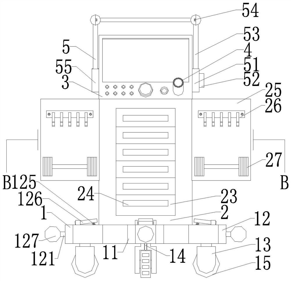 Movable first-aid breathing machine