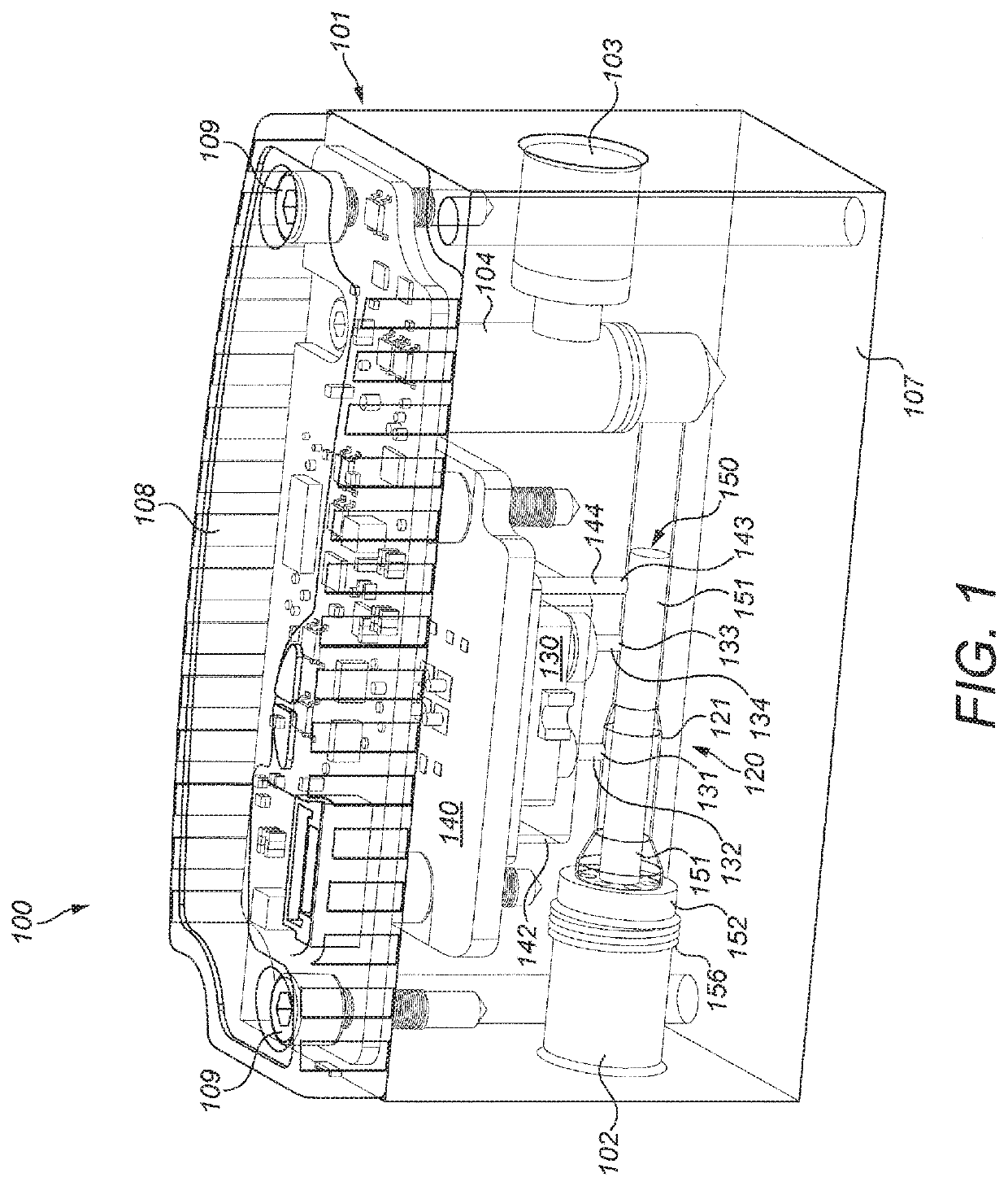 Pressure compensation chamber