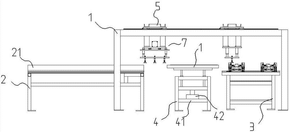 Silicon steel sheet stacking machine