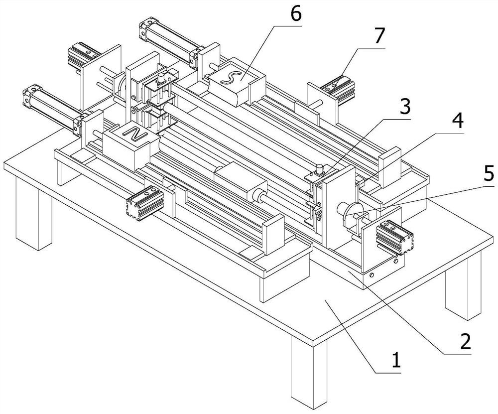 A high magnetic field transmission performance testing device for optical fiber