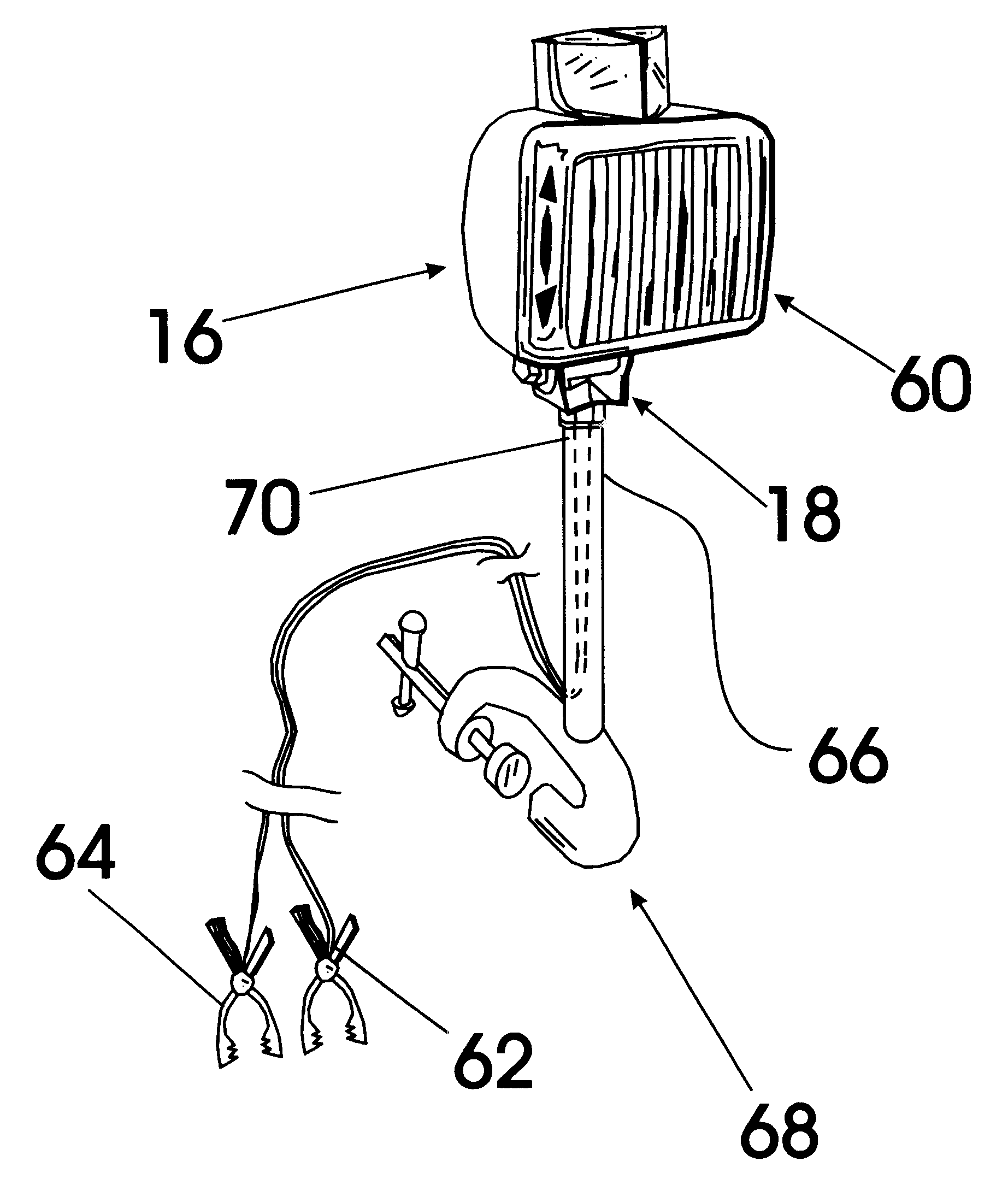 Boat running light fixture