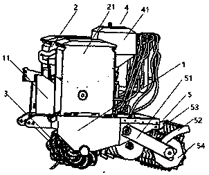 Rotary tillage, furrowing and uniform sowing machine suitable for rice stubble field