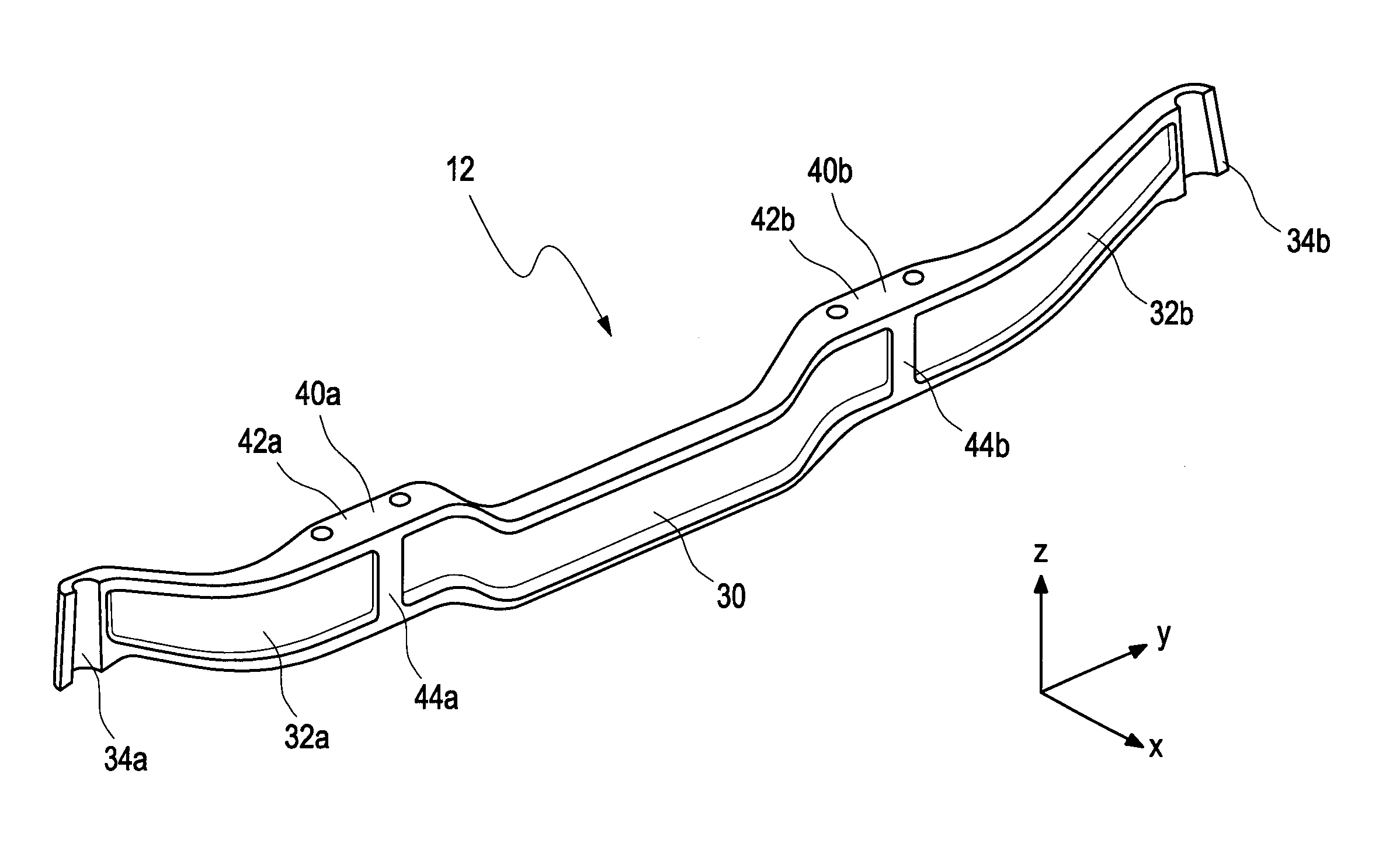 Forged hollow axle and method for making the same