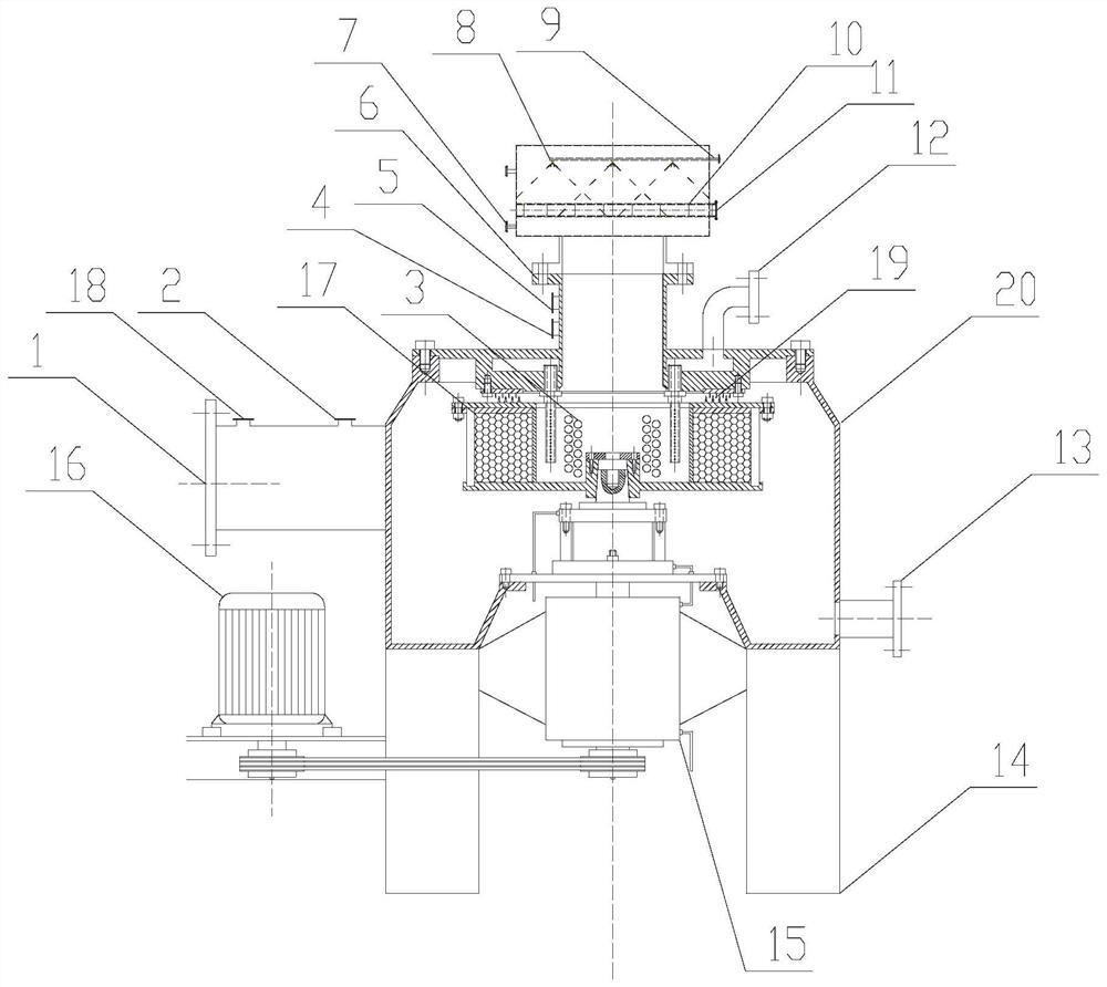 Self-purification coke oven gas supergravity washing tower and self-purification coke oven gas benzene washing system