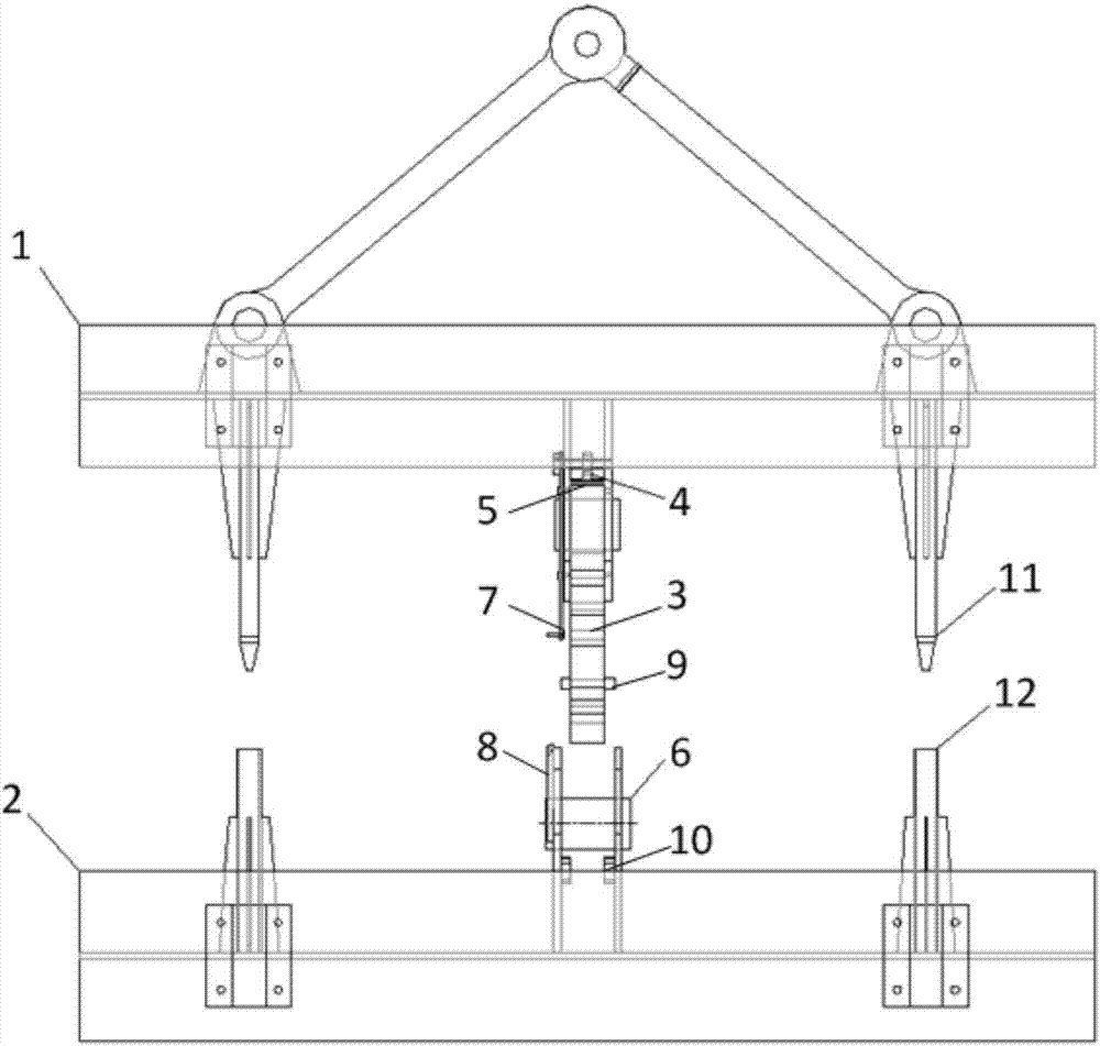 Hoisting beam suitable for water conservancy project gate