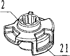 Built-in inversion-stopping self-locking device of angle adjuster