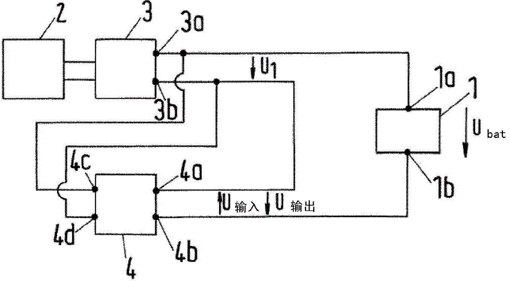 Circuit arrangement for providing a DC voltage in a vehicle and method of operating a circuit arrangement