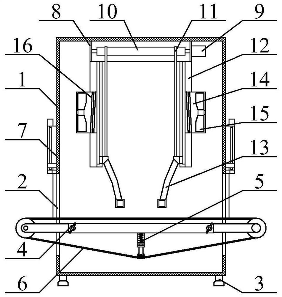 Energy-saving automatic vertical curing oven