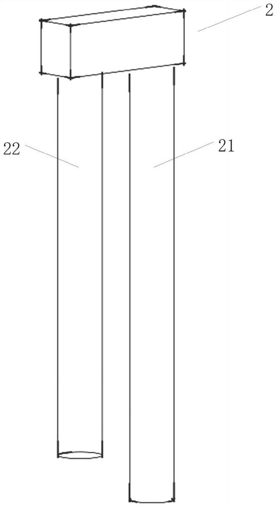 Siphon drainage device, irrigation system and irrigation planting method