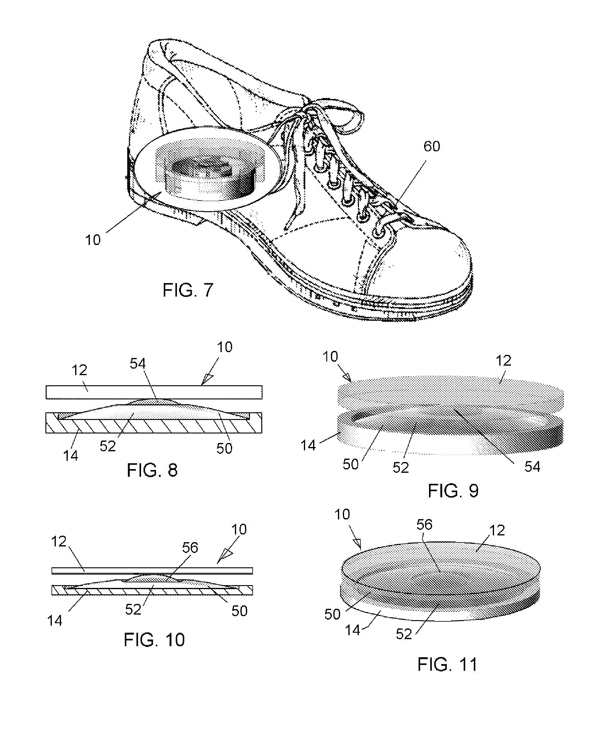 Device for mechanical weight bearing indication with load range capability