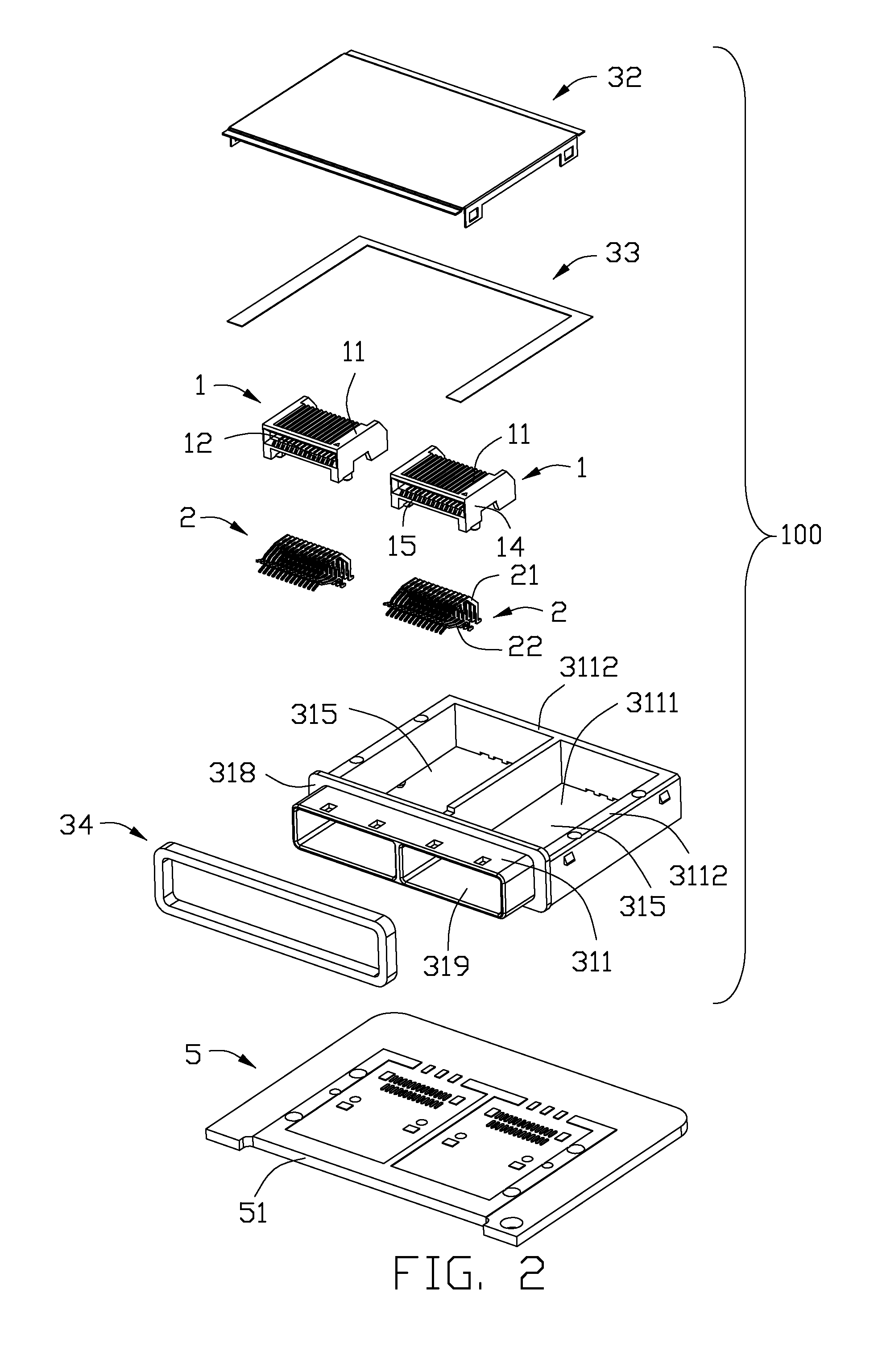 Electrical connector with metallic shell