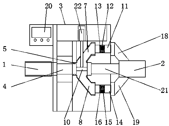 Device for producing anesthesia breathing mask