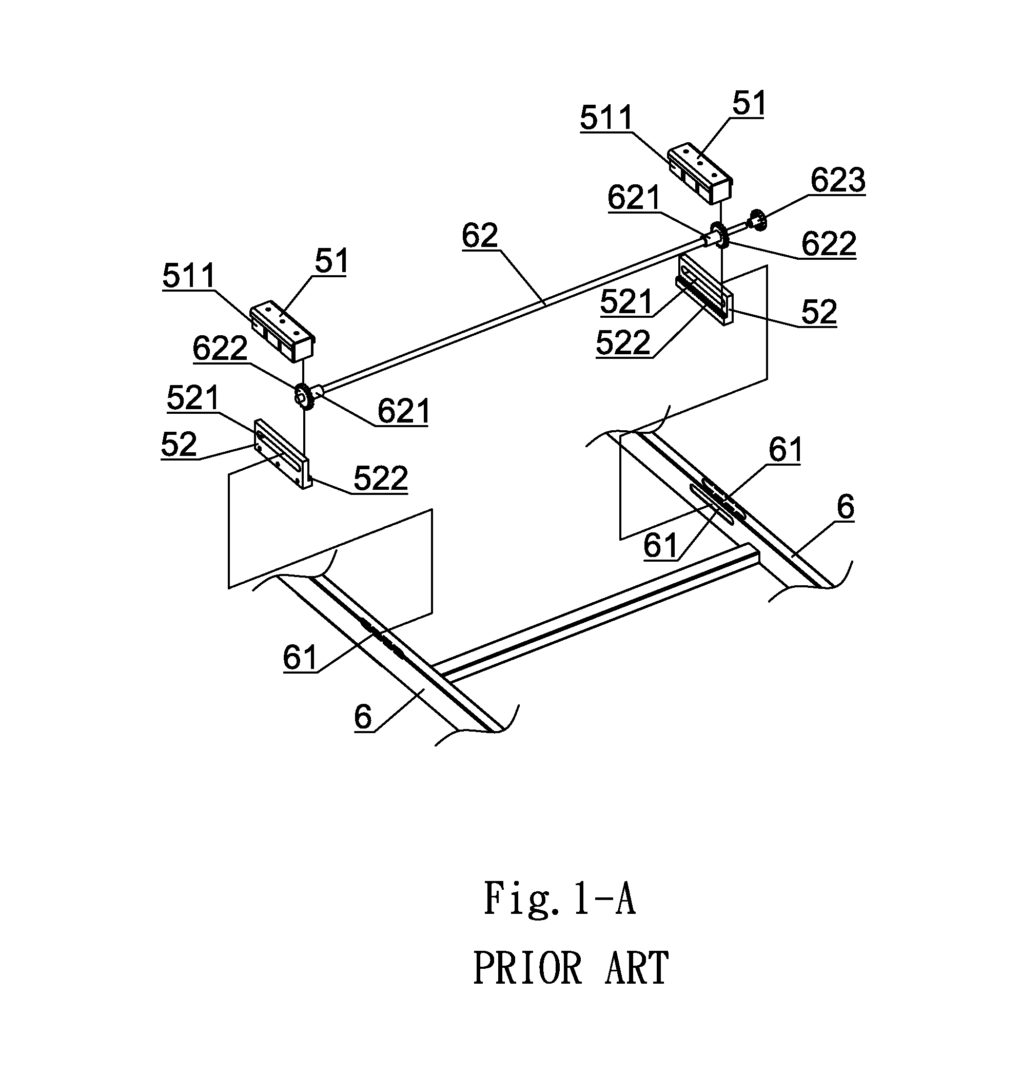 Buffer structure of treadmill