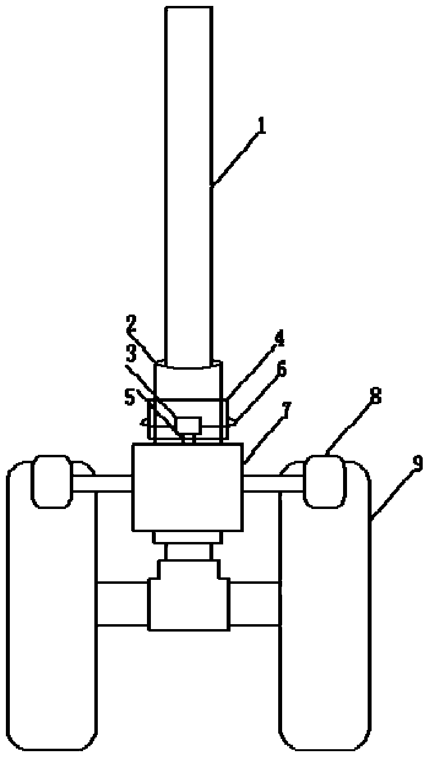 Aircraft tyre driver with energy recovery function