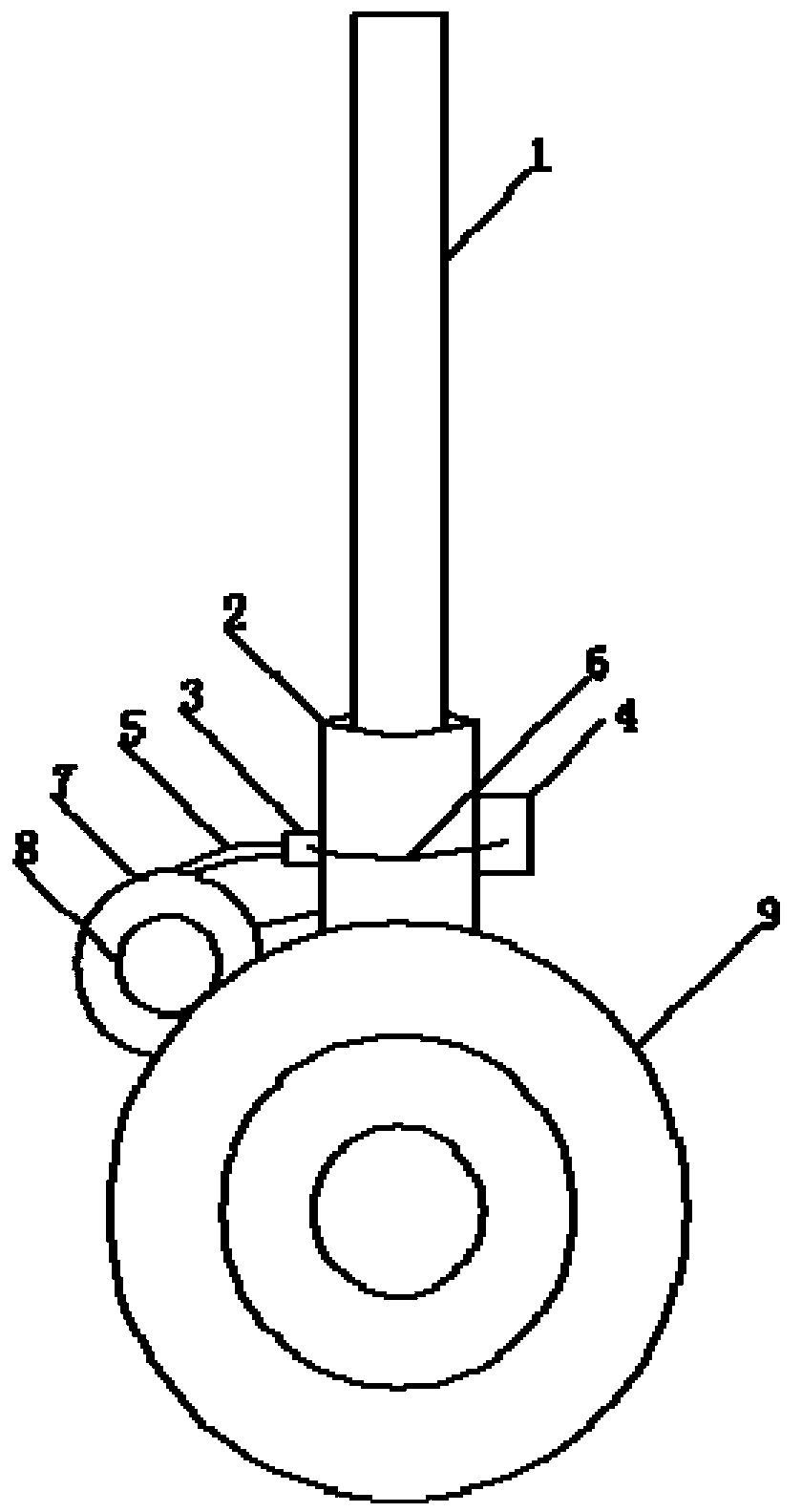 Aircraft tyre driver with energy recovery function