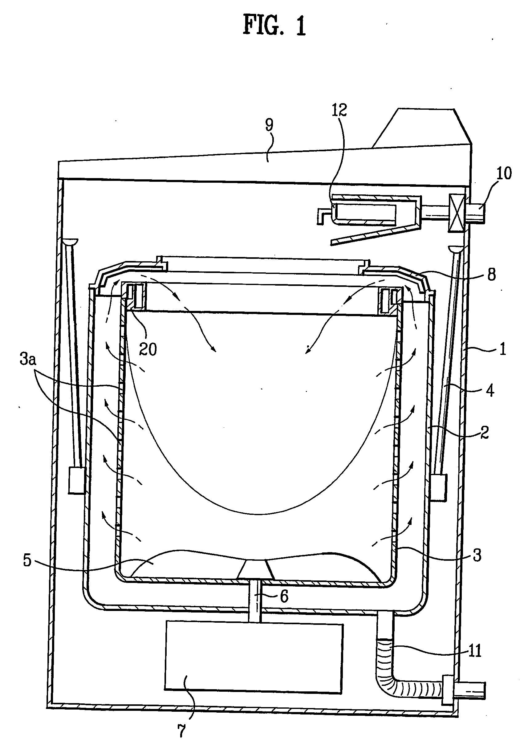 Anti-microbial plastic composition and washing machine comprising the parts manufactured by using the same