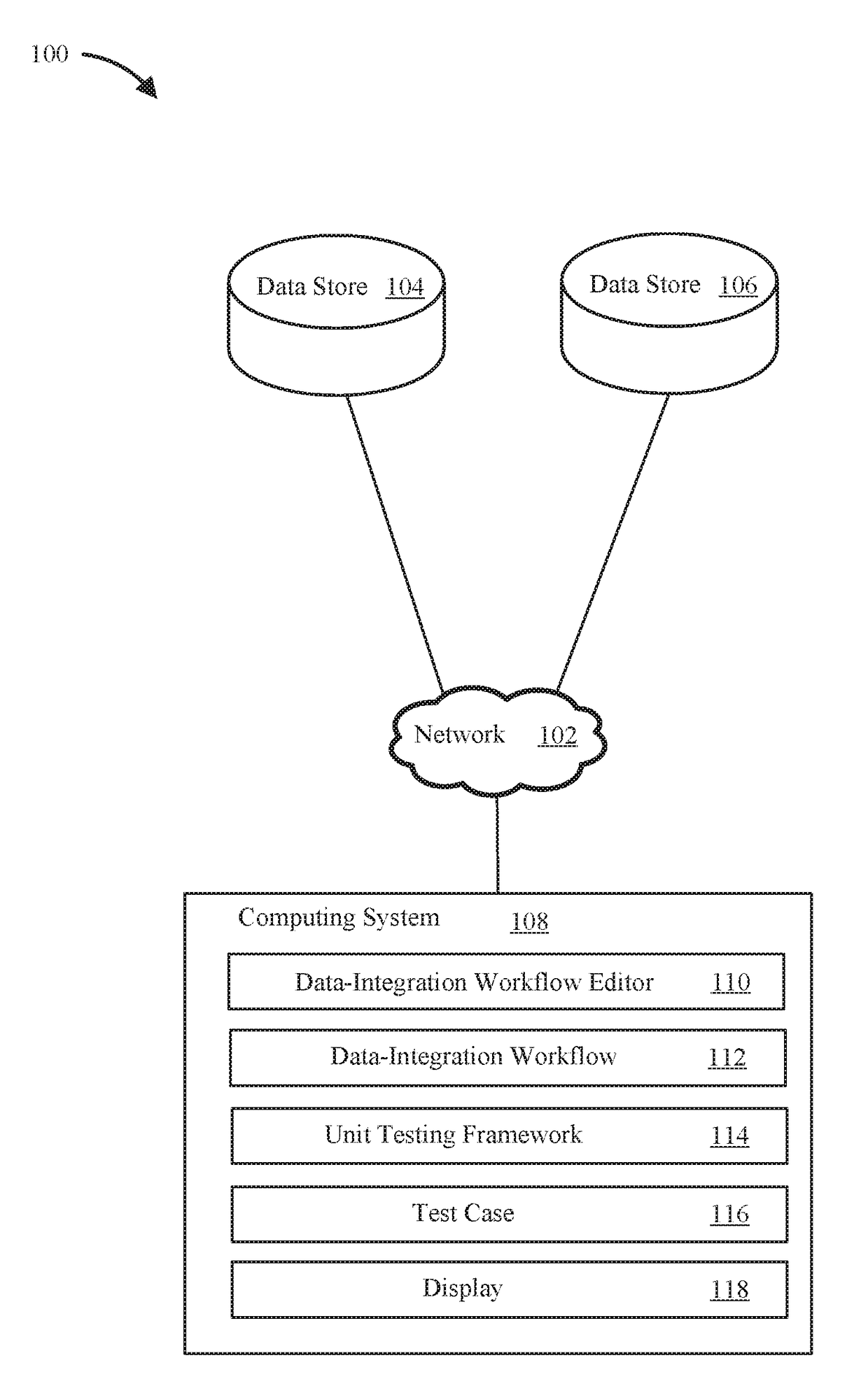 Test case generator built into data-integration workflow editor