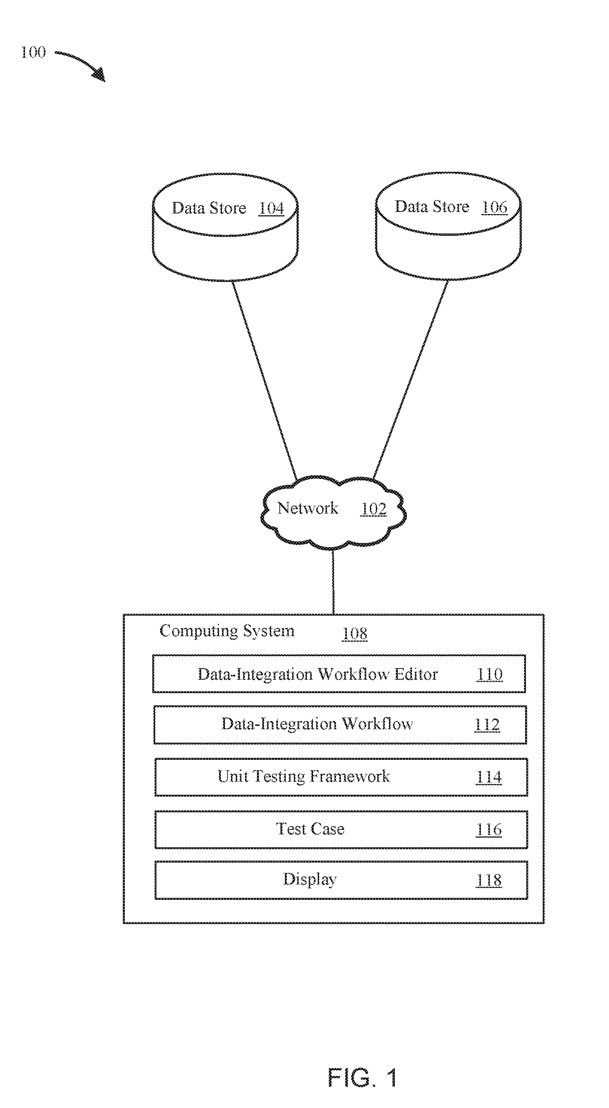 Test case generator built into data-integration workflow editor