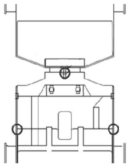 Articulated engineering machinery, panoramic look-around system and calibration method thereof