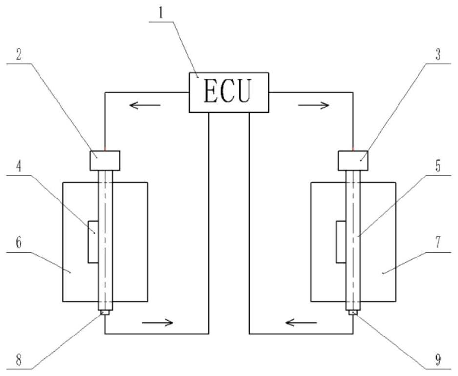 Control method and system for eliminating beat vibration phenomenon of double-steel-wheel road roller