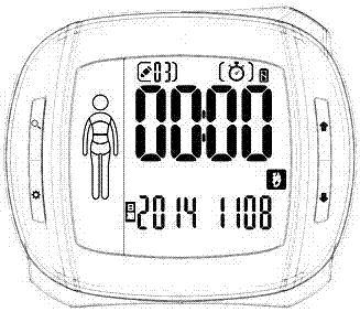 An electronic soft ruler with counter function and counting method