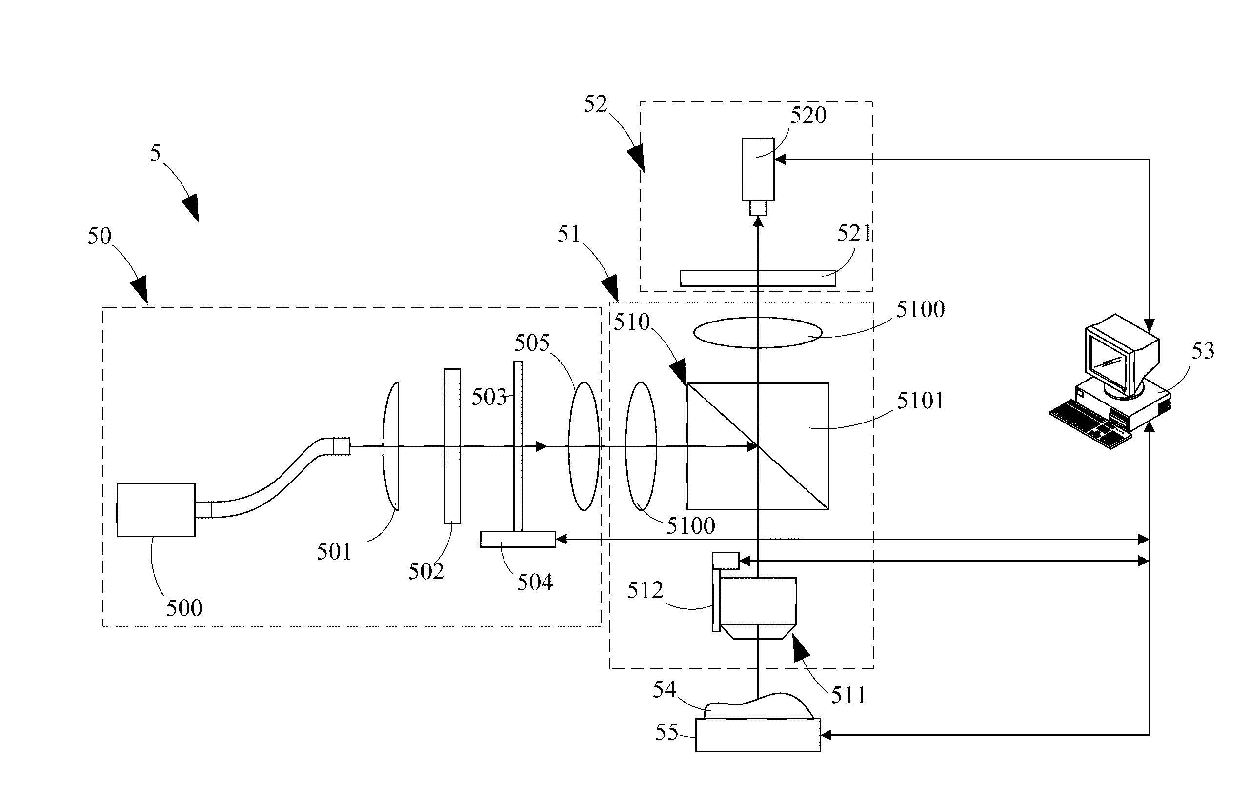 Method and system for three-dimensional polarization-based confocal microscopy