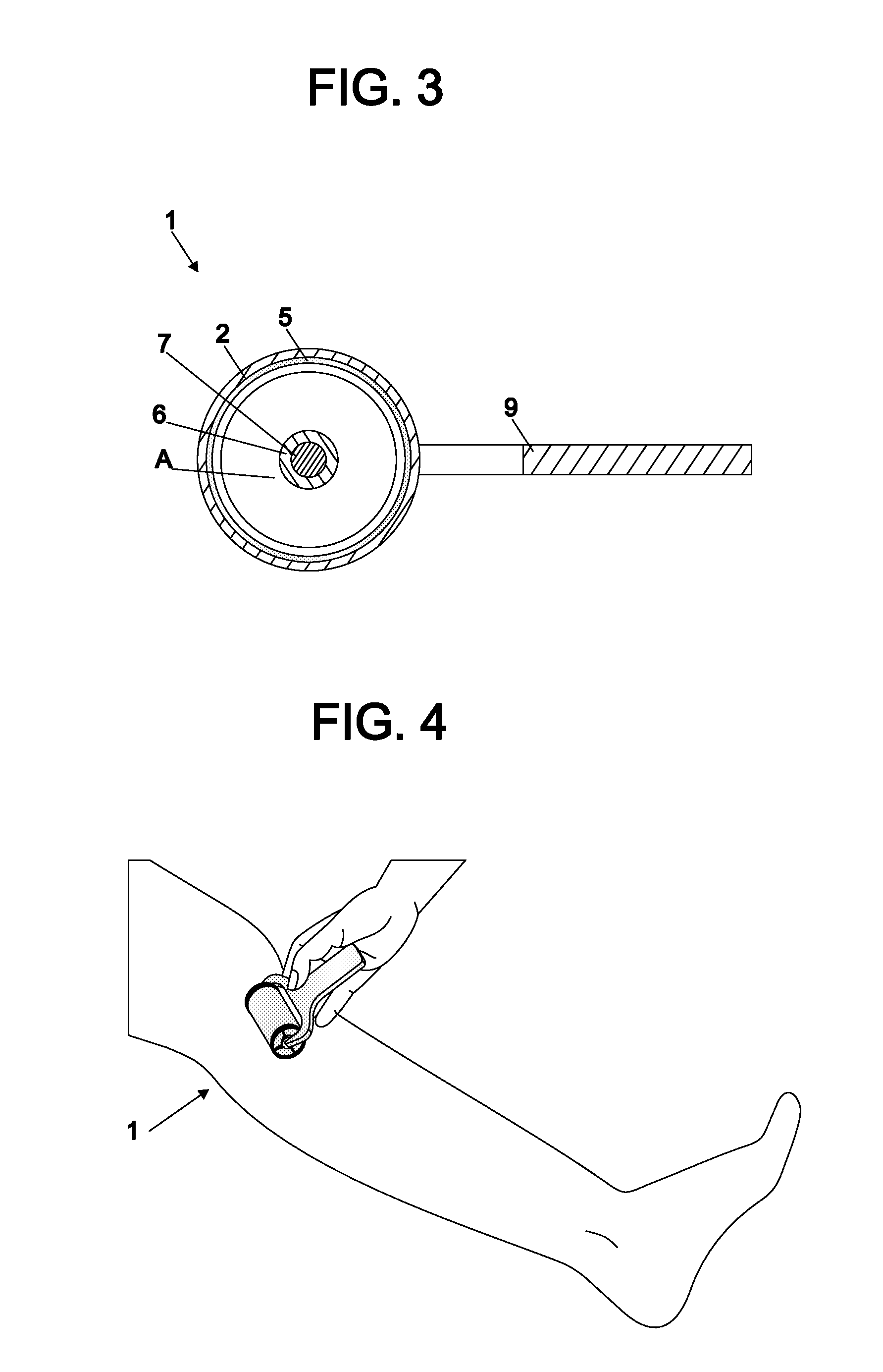 Roller for skin cooling