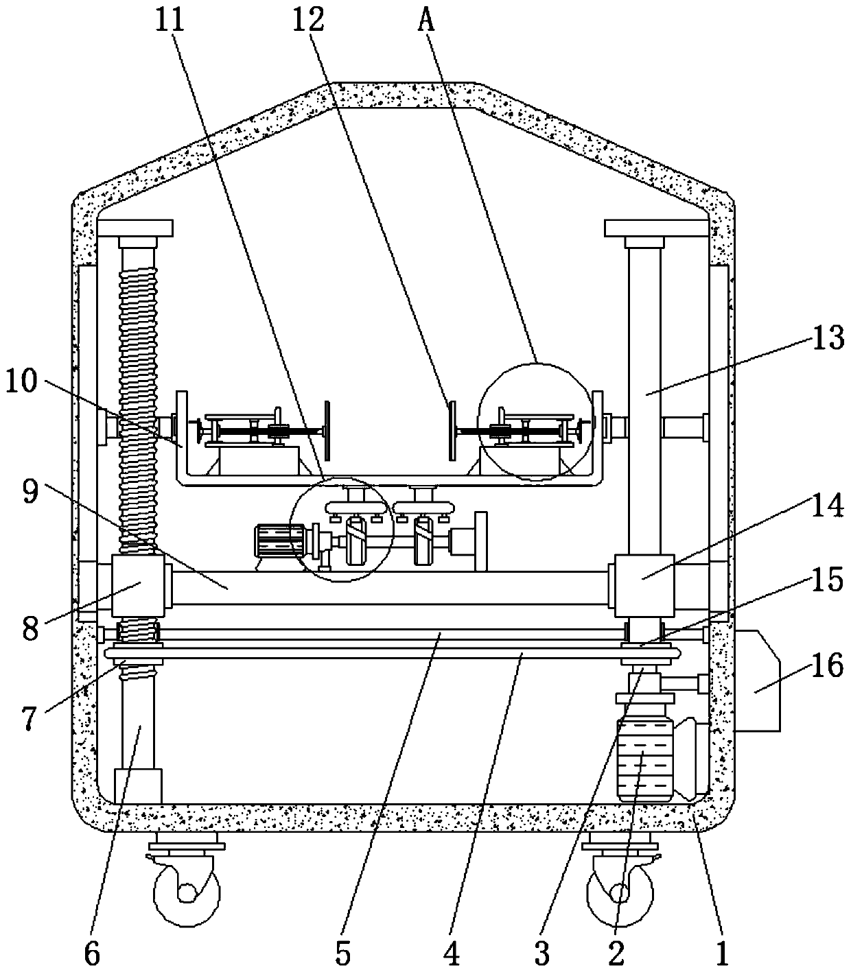 Practical training platform for new energy motor power system