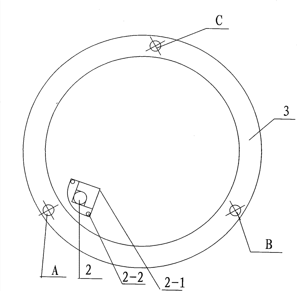 Method for detecting flatness of large-scale flange