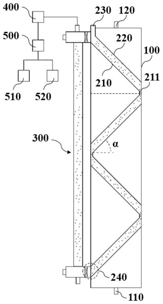 Circulating fluidized bed waste gas treatment device and system and waste gas treatment method