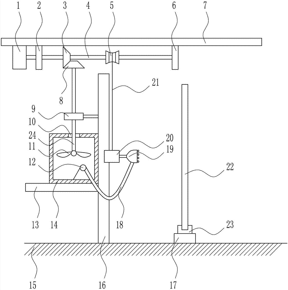 Efficient aluminum alloy window varnish stoving device for hardware manufacturing