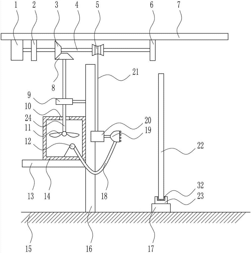 Efficient aluminum alloy window varnish stoving device for hardware manufacturing