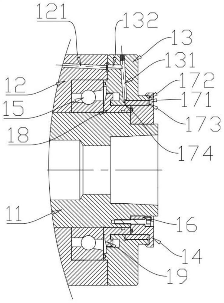 Spindle assembly with air-tight structure and machine tool with same