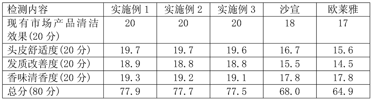 Tea saponin shampoo containing Chinese medicine extract and preparation method thereof