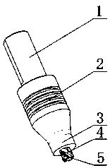 A friction stir welding stirring head with a cutting edge