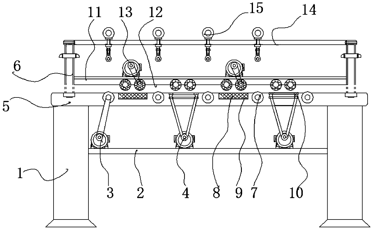 Coating device for warp knitting coated cloth