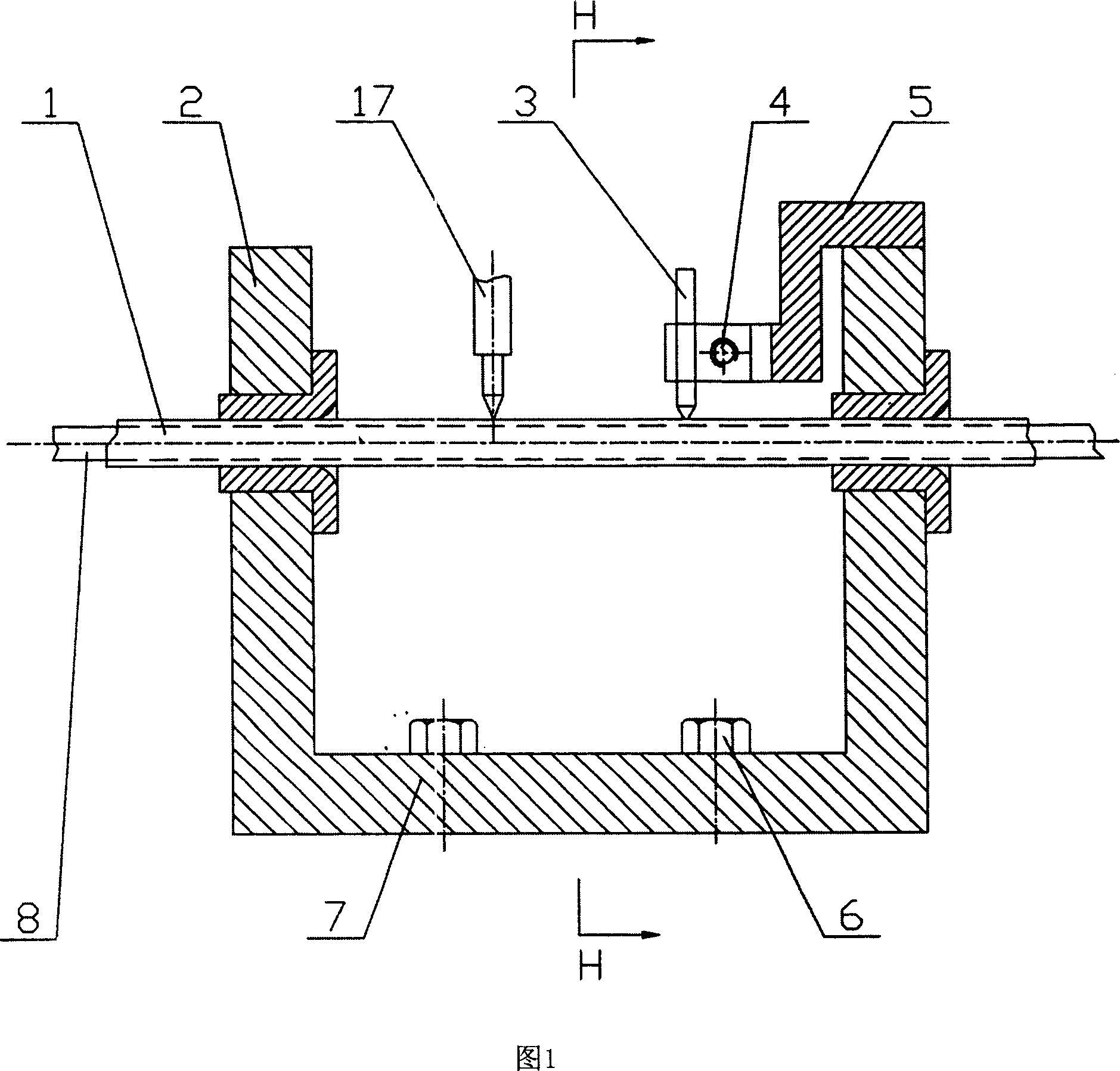 Weld seam stabilizing device