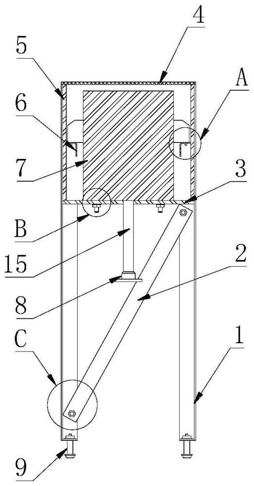 Low-temperature gas emptying silencer