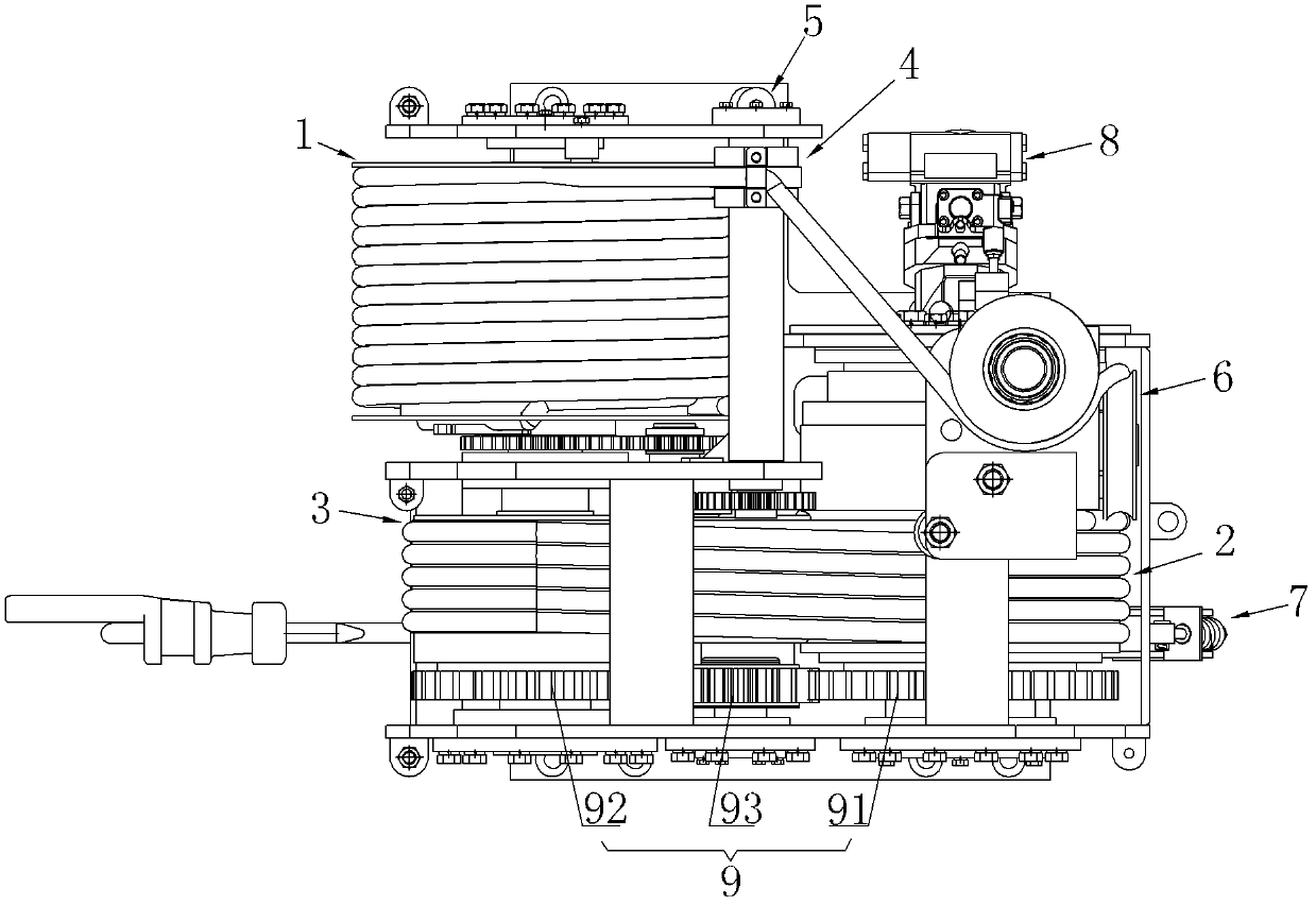 Multi-drum constant-speed constant-tension hydraulic windlass