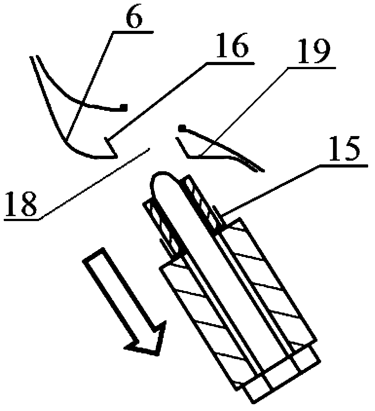 Automobile front auxiliary frame installing structure