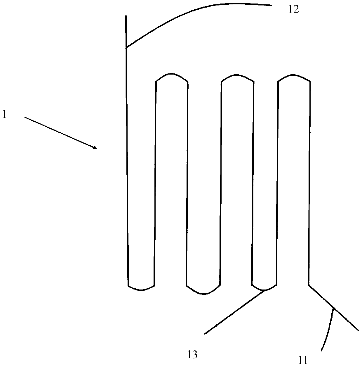 Cap-off type sanitary strip, production method and a use method thereof