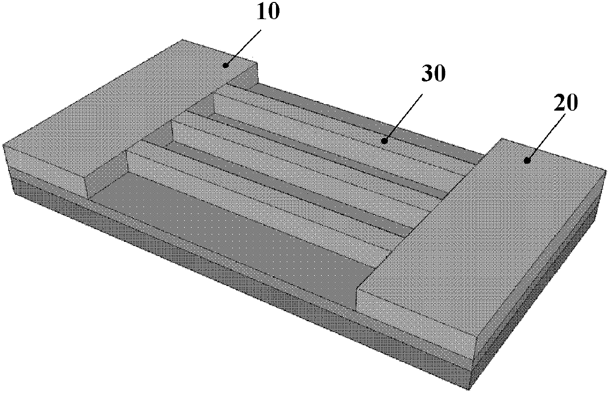 Method of silicon substrate III-V group nanowire area selection transverse epitaxial growth