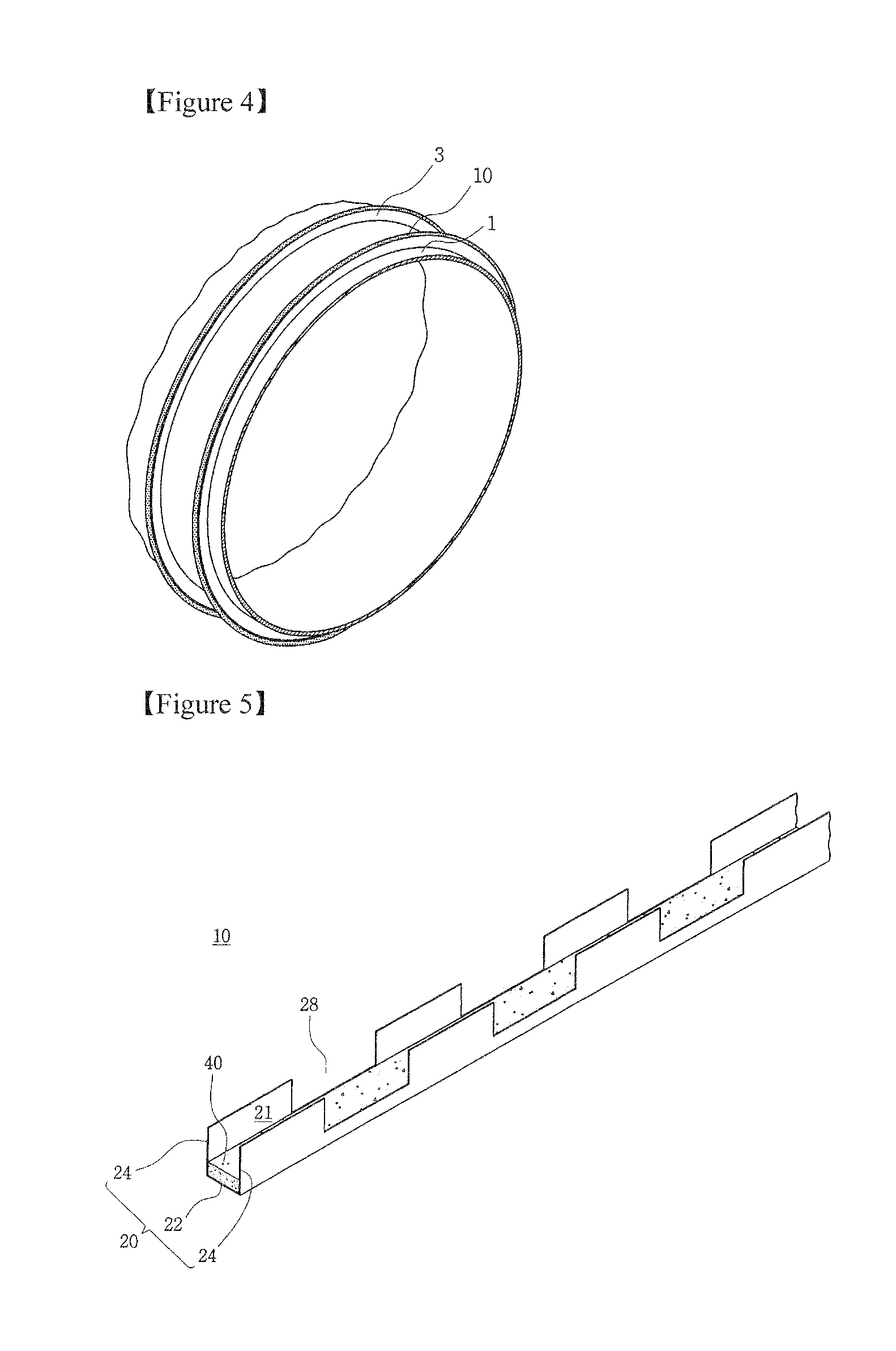 Gasket, reactor using the same for spiral sealing and manufacturing method thereof